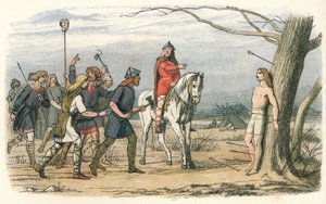 东英吉利国王埃德蒙（Edmund），被丹麦人杀死，9世纪，1864年 作者 詹姆斯·威廉·埃德蒙·道尔