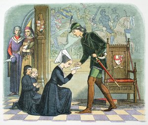 英国爱德华四世和伊丽莎白-格雷夫人，1464年1864年