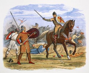 罗伯特，诺曼底公爵，在诺曼底廷切布雷战役中被俘，1106年，1864年 作者 詹姆斯·威廉·埃德蒙·道尔