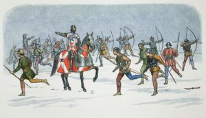 福康贝格勋爵在约克郡汤顿战役中的策略，1461年1864年。   作者 詹姆斯·威廉·埃德蒙·道尔