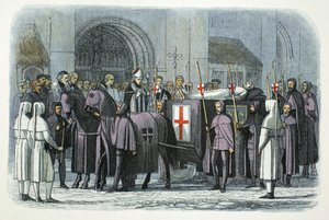 理查德二世的尸体被运到伦敦圣保罗大教堂，1400年，1864年 作者 詹姆斯·威廉·埃德蒙·道尔