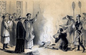 焚烧中国书籍，公元前3世纪，1847年