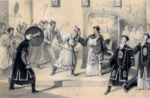 魏特宋皇帝和他的宫廷，被the人俘虏，1847年
