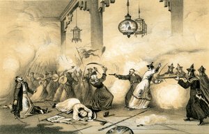 现任中国皇帝，一个年轻人，挽救了他的父亲的生命。，c1796-1804，1847年。