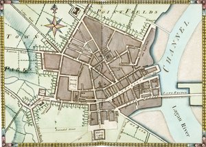 贝尔法斯特双层水彩计划，约1795年 作者 詹姆斯·威廉姆森