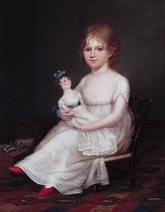 拿着玩偶的女孩，1804