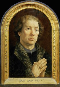 卡龙德莱二联画：让-卡龙德莱... 作者 一月（c.1472-c.1533）戈萨尔特
