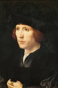 一个人的肖像 - Jan Gossaert（Gossart，dit Mabuse）（约 1478-1532 年）。 木头上的油，c。 1527-1530。 尺寸：40x27.5 厘米。 维也纳艺术史博物馆
