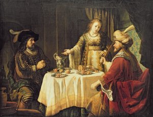 与以斯帖同餐 作者 1620年1月76维克多