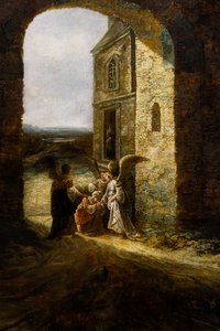 三位天使向亚伯拉罕显现 作者 杨·阿尔特森·马里恩霍夫