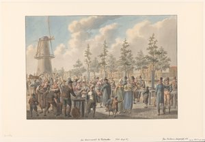 鹿特丹鱼市，1816 年