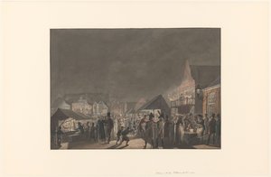 1810 年阿姆斯特丹 Botermarkt 集市