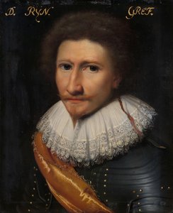 约翰-康拉德-冯-萨尔姆（Johann Conrad von Salm）的肖像，侯爵和莱茵侯爵范-达恩（Rhinegrave van Dhaun 作者 Jan Antonisz van Ravesteyn (车间)