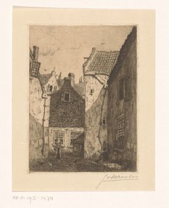 庭院 作者 Jan Antonius van Schooten（艺术家签名）