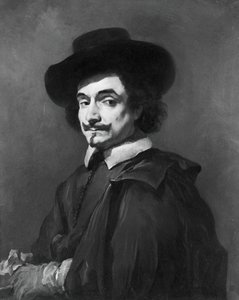 一个人的肖像，约1650年。 作者 Jan Baptist Weenix
