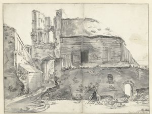 废墟附近的房子 作者 Jan Baptist Weenix