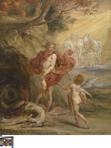 荷兰语: Apollo en Python 阿波罗与蟒蛇 作者 扬·博克霍斯特（Jan Boeckhorst）