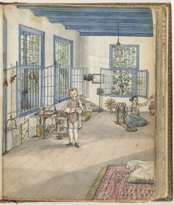 布兰德斯”儿子约翰尼和奴隶弗洛拉旋转，1784年