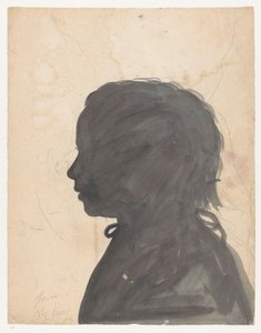 剪影肖像 Jantje Brandes 作者 简·布兰德斯