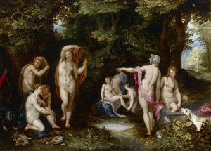 戴安娜和阿克泰恩 作者 简·布鲁格（Jan Brueghel）