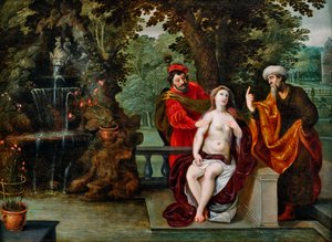 苏珊娜和长老们 作者 扬·布鲁格（Jan Brueghel）
