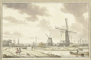阿姆斯特丹哈勒默普特郊外的赞霍克 (Zandhoek) 景观