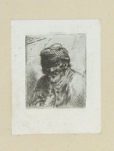 Bebaarde oude man met muts
约翰-夏隆的蚀刻版画全集》/ Oeuvre Complette des Eaux Fortes par Jean Chalon（丛书名） 作者 克里斯蒂安·乔西
