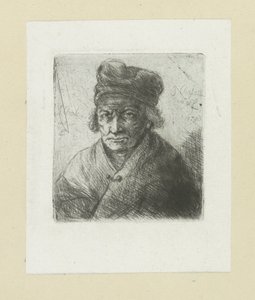 Oude man met muts
约翰-夏隆的蚀刻版画全集 / Oeuvre Complette des Eaux Fortes par Jean Chalon (系列名称) 作者 克里斯蒂安·乔西