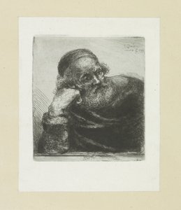 靠在右臂上的老人
约翰-夏隆的蚀刻画全集 / Oeuvre Complette des Eaux Fortes par Jean Chalon（系列名称） 作者 克里斯蒂安·乔西