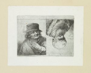 Twee mansportretten
约翰-夏隆的蚀刻画全集 / Oeuvre Complette des Eaux Fortes par Jean Chalon（丛书名） 作者 克里斯蒂安·乔西