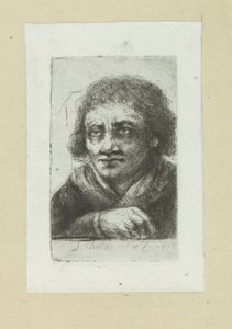 成年男子，右手可见
约翰-夏隆的蚀刻画全集 / Oeuvre Complette des Eaux Fortes par Jean Chalon（系列名称） 作者 克里斯蒂安·乔西