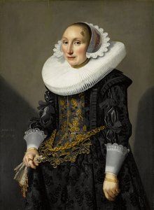 阿德里安娜-范德阿姆的画像 作者 Jan女士酷
