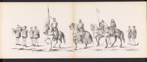 莱顿学生化妆舞会，1865 年（图版 11）
1865 年 6 月 6 日，莱顿学生团成员为庆祝莱顿大学建校 290 周年而举行的盛装游行，描绘了：荷兰人的入场式 b、荷兰人的服装、荷兰人的服装、荷兰人的服装、荷兰人的服装、荷兰人的服装、荷兰人的服装、荷兰人的服装、荷兰人的服装、荷兰人的服装、荷兰人的服装。