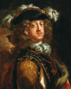 约翰-威廉二世1658-1716年的肖像，帕拉廷选帝侯，17世纪。 作者 扬·弗兰斯·范·杜文