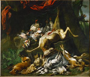 丰富游戏的静物（布面油画）