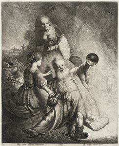 很多和他的女儿，1631年 作者 扬·格奥尔格·范弗利特