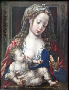 德语：Maria mit dem Kind 玛丽与基督之子 作者 扬·高萨特（Jan Gossaert）