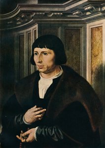 念珠的男人，c1525 作者 扬·高萨特（Jan Gossaert）
