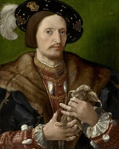 绅士肖像，约1530年 作者 Jan Gossaert