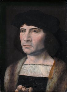 一个人的肖像 作者 扬·高萨特（Jan Gossaert）
