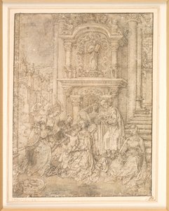 圣凯瑟琳的神秘婚姻 作者 扬·高萨特（Jan Gossaert）