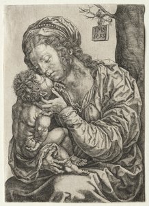 圣母坐在树下 作者 扬·高萨特（Jan Gossaert）