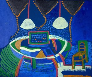 书呆子帝国》，2009年（布面油画）。