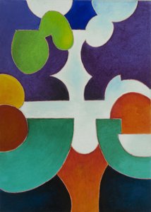 水的无形》，2009年（布面油画）。 作者 扬·格罗内伯格