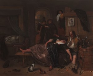 醉酒夫妇
醉酒夫妇 作者 扬·哈维克斯（Jan Havicksz）。斯汀