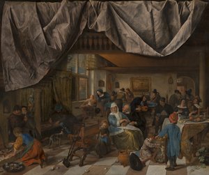 人的一生c。 1665年 作者 扬·哈维克斯（Jan Havicksz）。斯汀