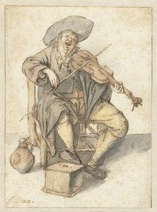 歌唱小提琴手 作者 扬·哈维克斯（Jan Havicksz）。斯汀