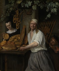 Baker Arent Oostwaard和他的妻子Catherina Keizerswaard，1658年