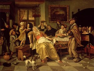 The Bean Feast，1668