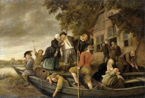 欢乐归来，1679年 作者 扬·哈维克斯佐恩·斯汀